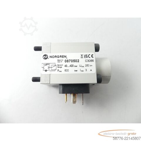 Composant Norgren 0870502 C3066 Druckschalter + GDM 3016 HN Leitungsdose - ! -