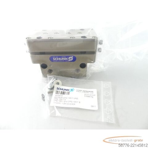 Composant Schunk DPG 100 Parralelgreifer SN: 370253 + DPG 100/1 und DPG 100/1 S -ungebr.-