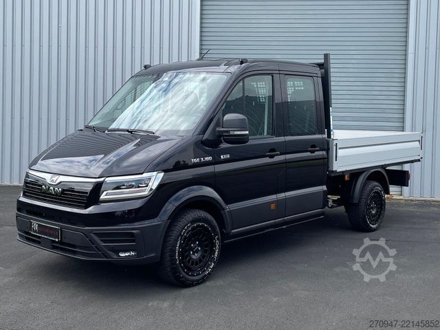 Pick-up bestelwagen MAN TGE 3.180 Pritsche DOKA MR 4x4 ACC LED DIFF-SPER