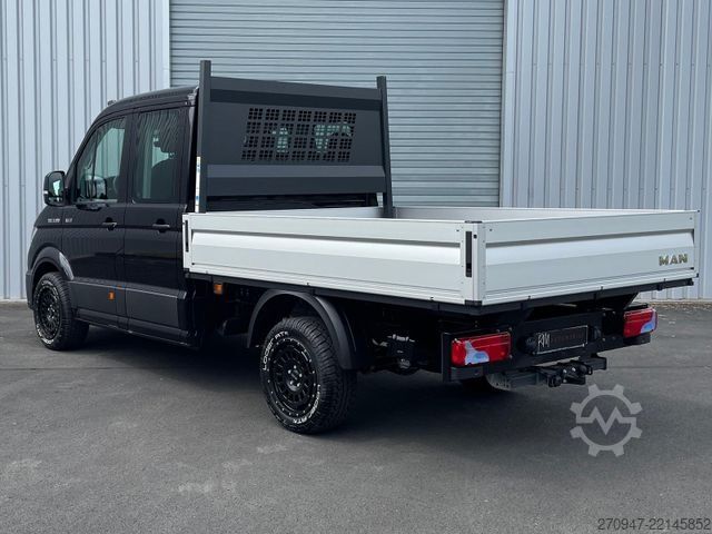 Pick-up bestelwagen MAN TGE 3.180 Pritsche DOKA MR 4x4 ACC LED DIFF-SPER
