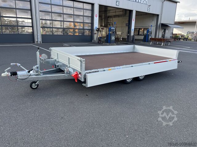 Autotransporter Anhänger Temared CARKEEPER 4021/2 2,7 to. mit Bordwänden