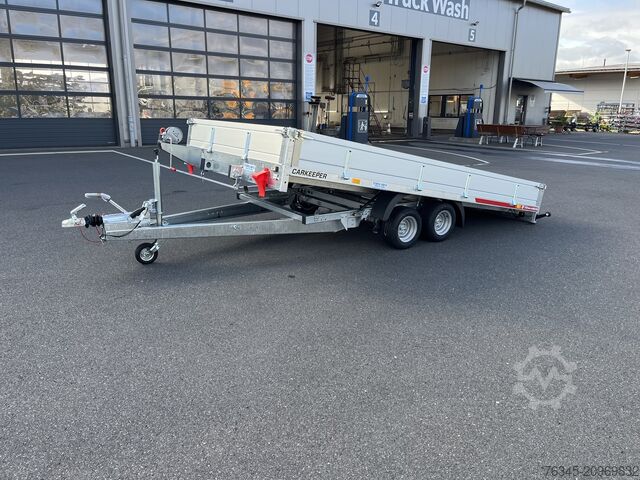Autotransporter Anhänger Temared CARKEEPER 4021/2 2,7 to. mit Bordwänden