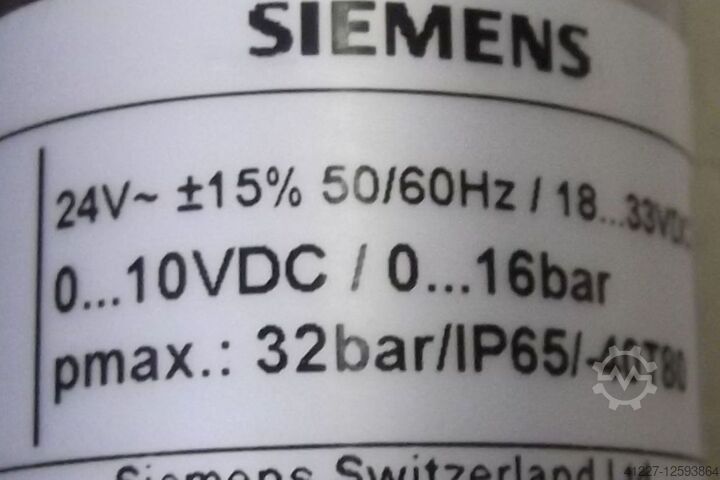 Czujnik ciśnienia Siemens QBBE2002-P16