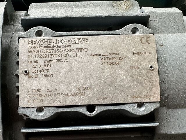 Förderband mit Justierung Grenzebach ZFTSP 850 x 1400 mm