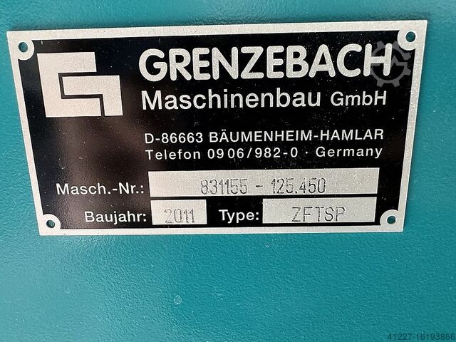 Transportband Grenzebach ZFTSP 830 x 1500 mm