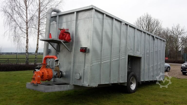 Machine de fumage  Agomac gegalvaniseerde mest-pompcontainer