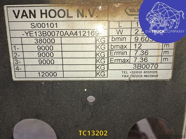 Containertransport Vanhool 