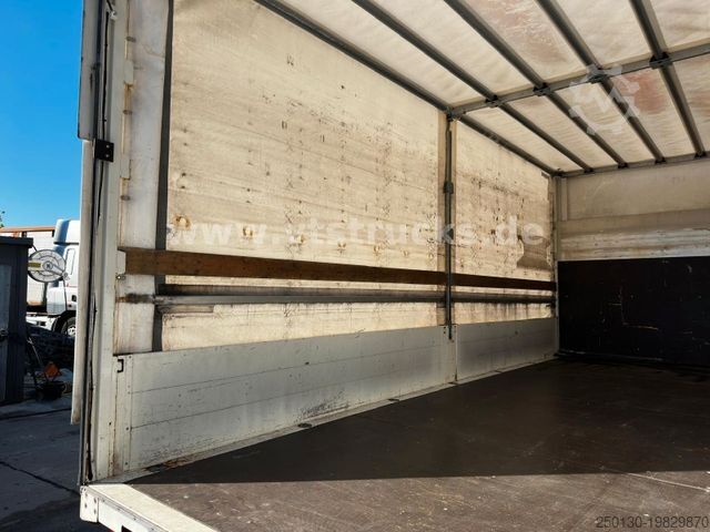 Curtain sider van DAF LF 210 4x2 Pritsche+Plane, Ladebordwand 7,5 t.