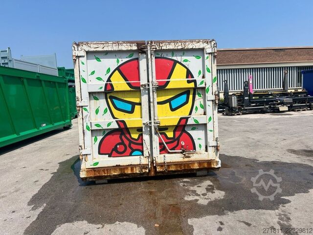 Abrollcontainer  CONTAINER SCARRABILE USATO A CIELO APERTO CON GRU