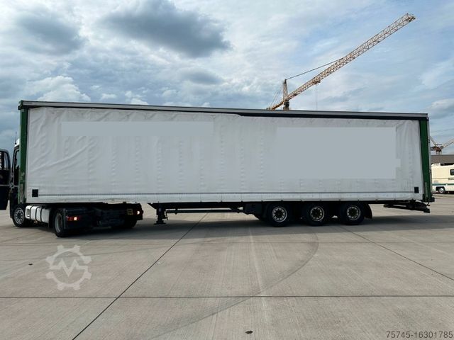 Auflieger mit Pritsche & Plane KÖGEL SN 24 * GETRÄNKE * HUBDACH * SAF-ACHSEN *