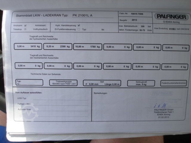 Autolaadkraan MERCEDES-BENZ Antos 2543 L/6x2 Pritsche Heckkran