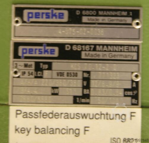 Joining milling unit Homag mit Perske Motor