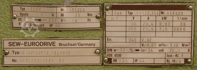 Gleichstrom Getriebemotor SEW-EURODRIVE RF83/GSV132.2LL/V/B