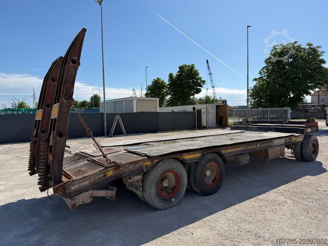 Reboque semirreboque de plataforma baixa para transporte de máquinas de construção CTC RP26S