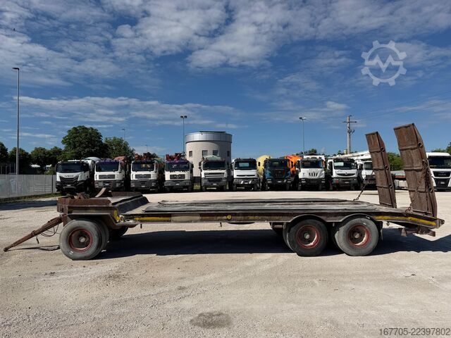 Reboque semirreboque de plataforma baixa para transporte de máquinas de construção CTC RP26S