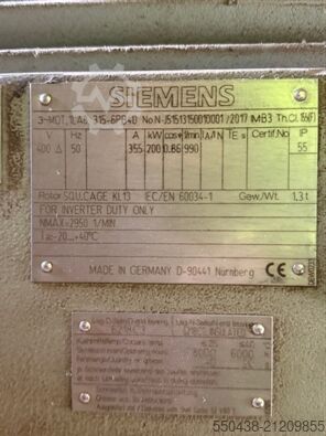 Electric motor Siemens 