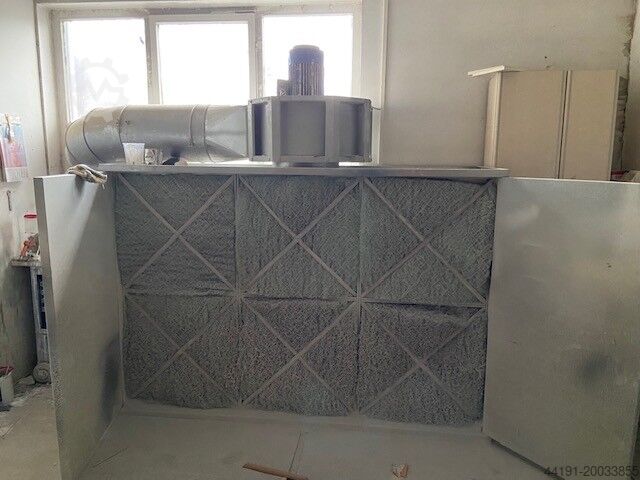 Afvoer van overspray van verf Nestro NFW