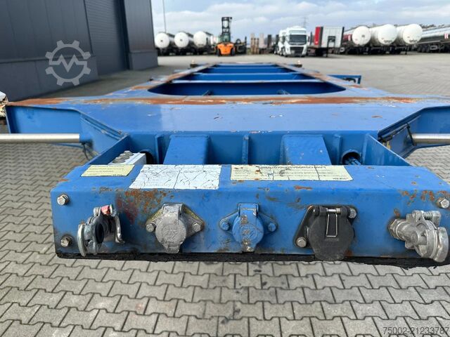 Container transportation Burg 20FT/3-axles / empty weight: 3.290kg / SAF DISC...