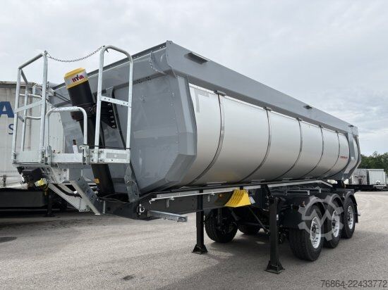 Semirimorchio ribaltabile SCHWARZMüLLER THERMORUNDMULDE 25 M³, LIFTACHSE, ROLLPLANE, BPW ACHSEN,  SOFORT VERFüGBAR