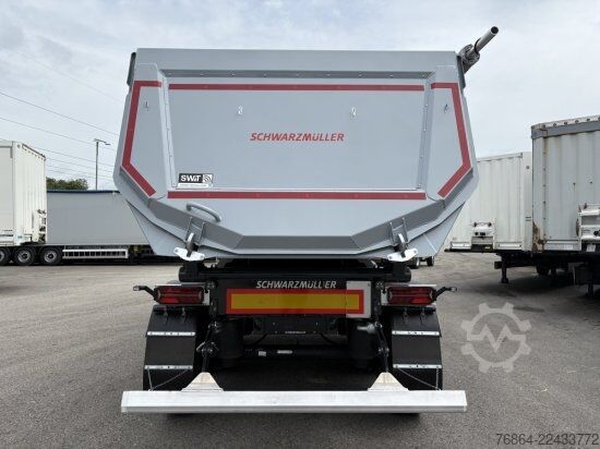 Semirimorchio ribaltabile SCHWARZMüLLER THERMORUNDMULDE 25 M³, LIFTACHSE, ROLLPLANE, BPW ACHSEN,  SOFORT VERFüGBAR