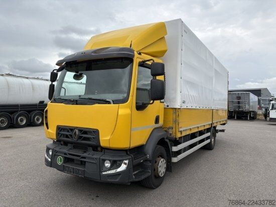 Autocarro con pianale e telone RENAULT D16 PLANE, LBW, E6,