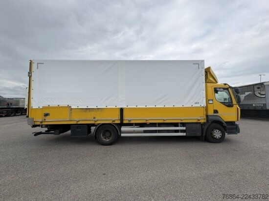 Autocarro con pianale e telone RENAULT D16 PLANE, LBW, E6,