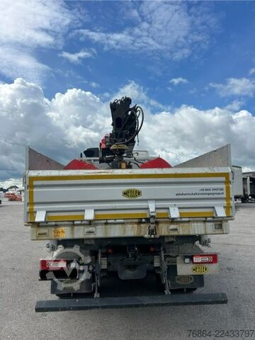 Camion ribaltabile trilaterale VOLVO FH 500 3-SEITEN KIPPER MEILLER MIT PALFINGER PK22002EH, RETARDER