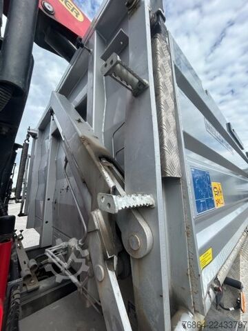 Camion ribaltabile trilaterale VOLVO FH 500 3-SEITEN KIPPER MEILLER MIT PALFINGER PK22002EH, RETARDER