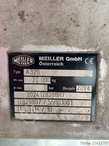 Camion ribaltabile trilaterale VOLVO FH 500 3-SEITEN KIPPER MEILLER MIT PALFINGER PK22002EH, RETARDER