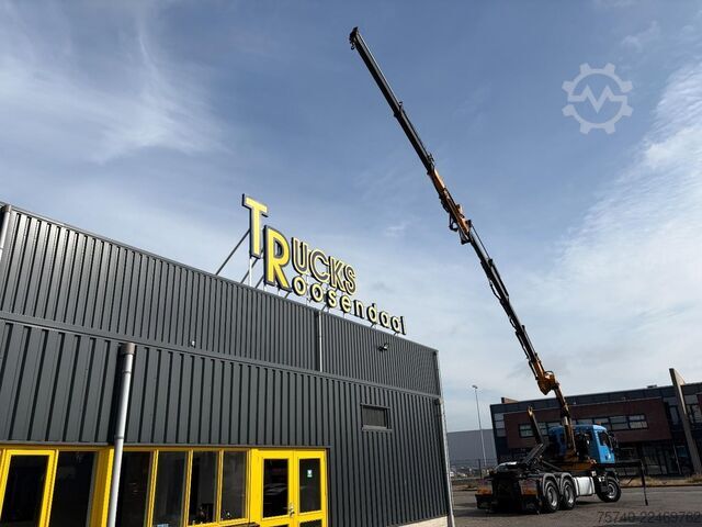Containertransport (haakarmsysteem) MAN TGS 33.360 + EFFER 210/4S   4 X EXT. +  JIB 2 S...