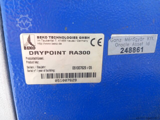 Sűrített levegős hűtőszárító BEKO DRYPOINT RA300 30 m3/min