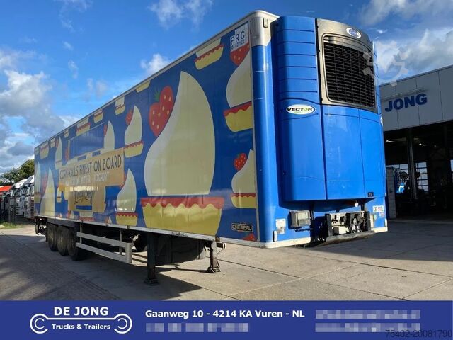 Gekoeld/bevroren transport Chereau Frigo / 7 cm walls / BPW Disc / Carrier Vector