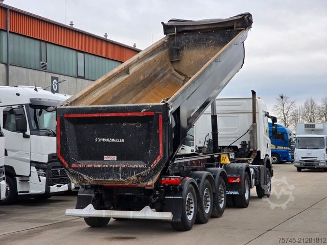 Tippsemitrailer SCHWARZMÜLLER SK * 2 X LIFTACHSE * HARDOX * SCHUBACHSE VON SAF