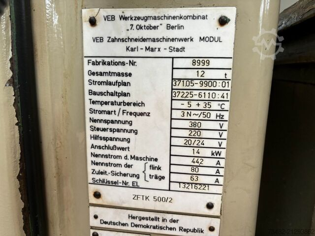 WMW - ZFTK 500 CNC WMW 