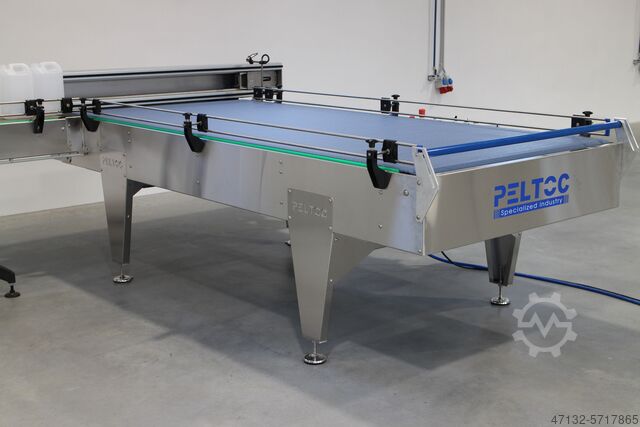 Mesa de alimentación de línea de llenado automático PELTOC FT3000