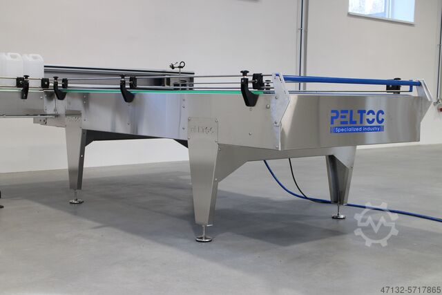 Mesa de alimentación de línea de llenado automático PELTOC FT3000