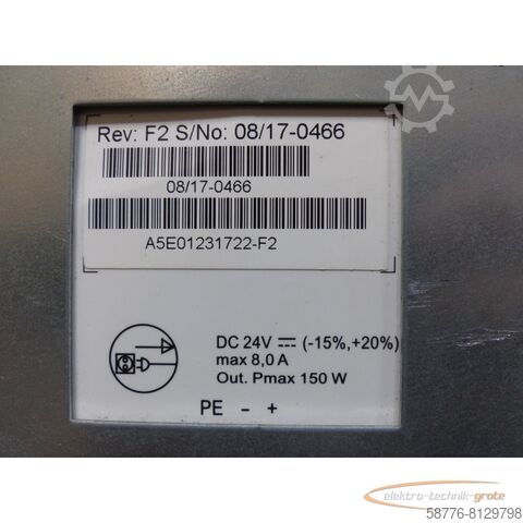 Siemens onderdeel Siemens 6BK1000-0AE30-0AA0 Box PC 627-KSP EA X-MC SN:VPW6003681 , ohne Festplatte