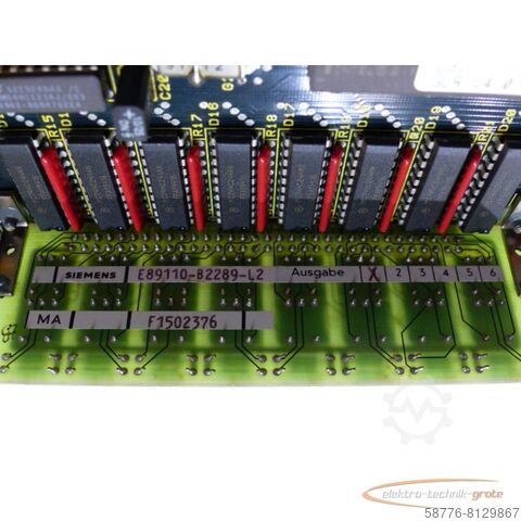 Komponenta Siemens 6DM1001-8WX02 Regelkarte
