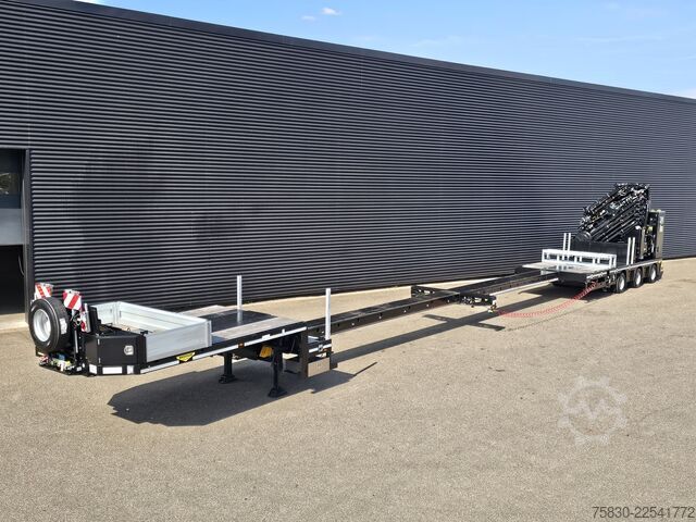 Dieplader Broshuis 3ABSD / EXTENADABLE / HIAB IQ 958 E9 + JIB 155-...