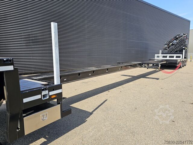 Dieplader Broshuis 3ABSD / EXTENADABLE / HIAB IQ 958 E9 + JIB 155-...