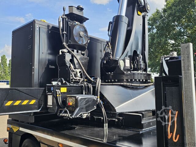 Nízký nakladač Broshuis 3ABSD / EXTENADABLE / HIAB 95 tm + JIB / ELECTR...
