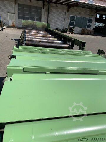 Creel rollenbaan met dwarstransportband EWD Esterer RG 2000 Q