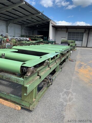 Creel rollenbaan met dwarstransportband EWD Esterer RG 2000 Q