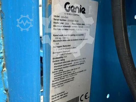 Hefplatform Genie GS 4390