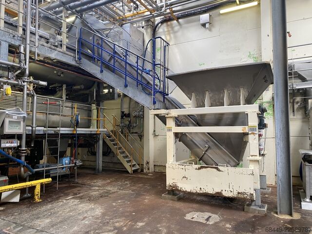 Produktvorratsbunker+Steilförderschnecke Heckmann Product aanvoerbunker + Opvoervijzel