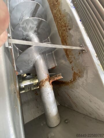 Produktvorratsbunker+Steilförderschnecke Heckmann Product aanvoerbunker + Opvoervijzel