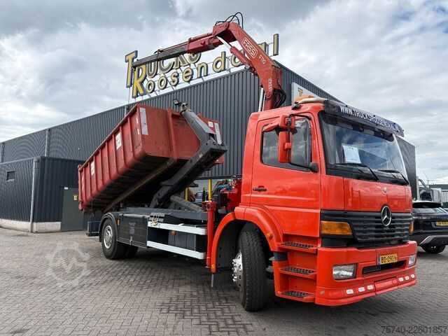 Camion cu macara Mercedes-Benz Axor 1928 + FASSI F110A-- 2X EXT. + HAAKARM SYS...