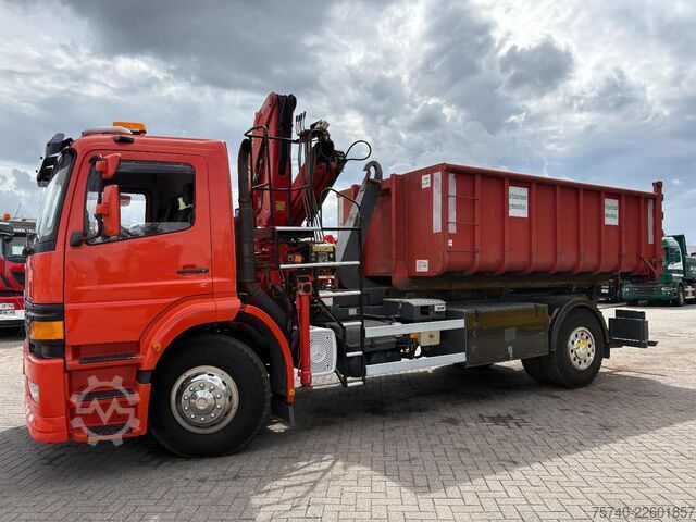 Camion cu macara Mercedes-Benz Axor 1928 + FASSI F110A-- 2X EXT. + HAAKARM SYS...
