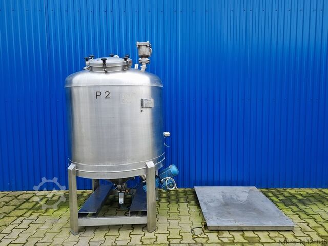 Roestvaststalen tank met ATEX-roerwerk Waldner GmbH