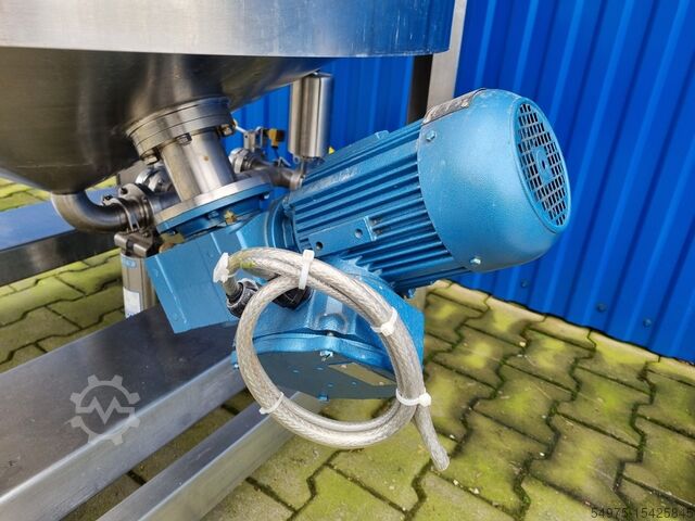 Roestvaststalen tank met ATEX-roerwerk Waldner GmbH